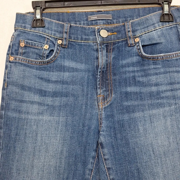 Vince Girl's Blue Medium Wash Mid Rise Straight Leg Denim Jeans Size 14 - Picture 2 of 9